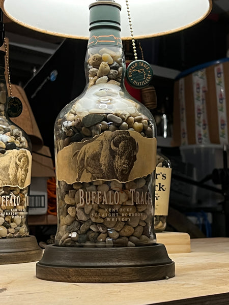 Buffalo Trace Bourbon Bottle Lamp (1.75 liter) Large bottle