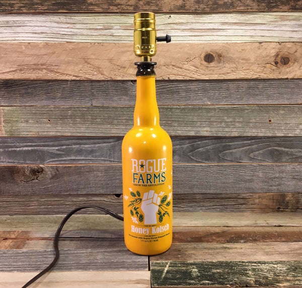 Rouge Farms Honey Kolsch Beer Lamp - BottleCraft By Tom