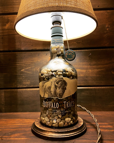 Buffalo Trace Bourbon Bottle Lamp (1.75 liter) Large bottle