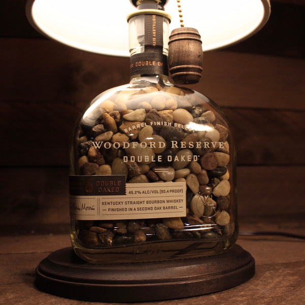 Woodford Double Oaked Bourbon Bottle Lamp