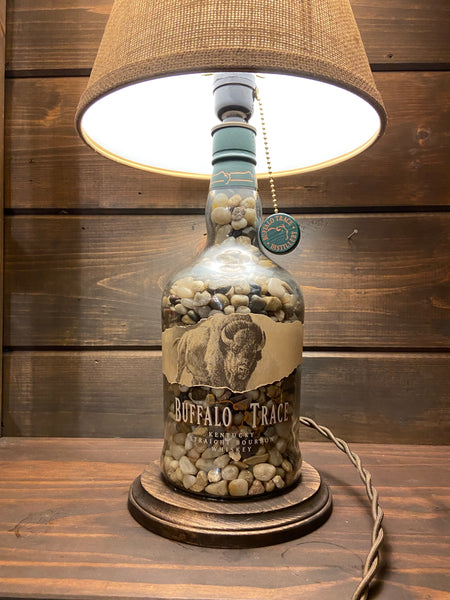 Buffalo Trace Bourbon Bottle Lamp (1.75 liter) Large bottle