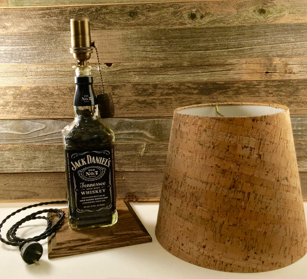 Jack Daniels Whiskey bottle lamp - BottleCraft By Tom