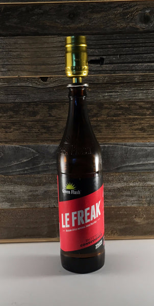 Green Flash Le Freak Beer Lamp - BottleCraft By Tom
