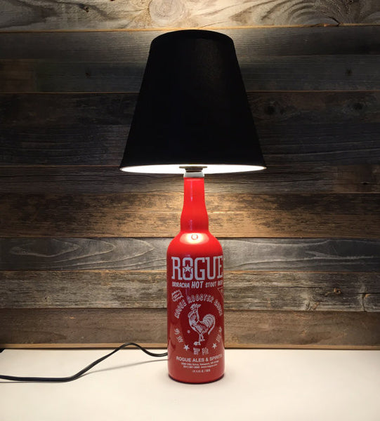 Rogue Sriracha Hot Stout Beer Bottle Lamp