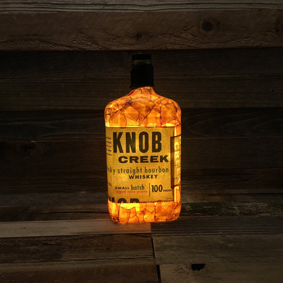 Knob Creek Bourbon Bottle Light