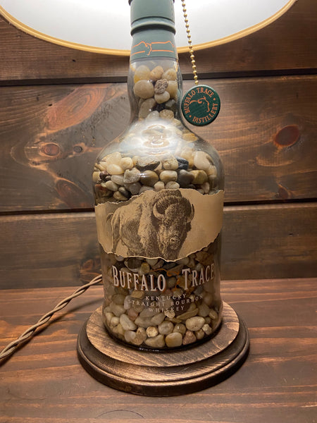 Buffalo Trace Bourbon Bottle Lamp (1.75 liter) Large bottle