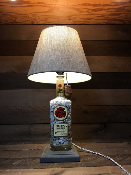 Four Roses Al Young Bourbon Bottle Lamp