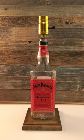 Jack Daniels Fire Whiskey Lamp