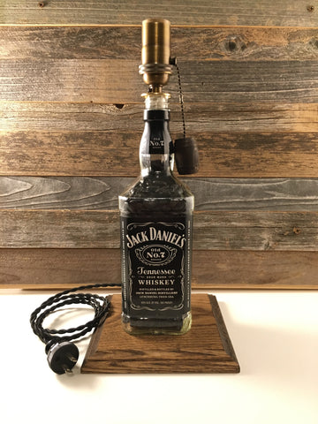 Jack Daniels Whiskey bottle lamp