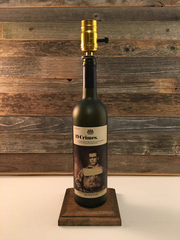 19 Crimes Wine Lamp