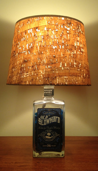 Old Blowhard Bourbon Lamp - BottleCraft By Tom